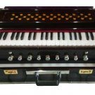 PRO-GRADE PORTABLE INDIAN KOLKATA TEAK HARMONIUM 9 STOPPER 3-1/2 OCTAVES COUPLER PRO-GRADE PORTABLE INDIAN KOLKATA TEAK HARMONIUM 9 STOPPER 3-1/2 OCTAVES COUPLER