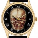 SKULL ANATOMY STUDY  SOLID BRASS COLLECTIBLE WATCH INSPIRED BY LEONARDO DA VINCI