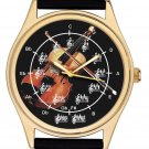 CIRCLE OF FIFTHS VIOLIN MUSIC NOTATION MEMORY ART SOLID BRASS COLLECTIBLE WATCH CIRCLE OF FIFTHS VIOLIN MUSIC NOTATION MEMORY ART SOLID BRASS COLLECTIBLE WATCH