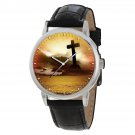 SYMBOLIC SUNSET CHRISTIAN ART HOLY CROSS IN THE HEAVENS COLLECTIBLE WATCH SYMBOLIC SUNSET CHRISTIAN ART HOLY CROSS IN THE HEAVENS COLLECTIBLE WATCH