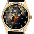 LUDWIG VON BEETHOVEN SYMPHONY ART BEAUTIFUL SOLID BRASS MUSIC LOVER WRIST WATCH