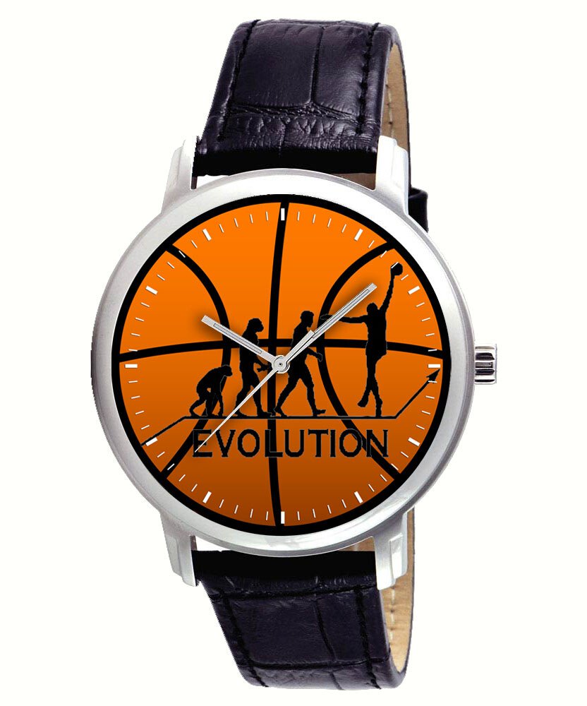 CLASSIC BASKETBALL EVOLUTION LARGE 40 mm SOLID BRASS COLLECTIBLE WRIST WATCH