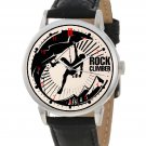 CLASSIC ROCK CLIMBING SILHOUETTE ART 40 mm GENTS SPORTS WRIST WATCH IN BRASS