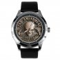 SECOND AMENDMENT RIGHT TO OWN FIREARMS FREEDOM TO CHOOSE SKULL ART WRIST WATCH