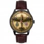 303 SQUADRON RAF DECALS WW-II SPITFIRE AVIATION COMPASS ART SOLID BRASS WATCH