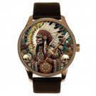 NATIVE AMERICAN SHAMAN MEDICINE HEALING WHEEL INDIAN ART DOCTOR'S WRIST WATCH
