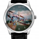 VINTAGE ROYAL AIR FORCE RAF WW-I SOPWITH CAMEL BIPLANE AVIATION ART WRIST WATCH VINTAGE ROYAL AIR FORCE RAF WW-I SOPWITH CAMEL BIPLANE AVIATION ART WRIST WATCH