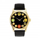 EMOJI EMOTICONS SMILEY UNISEX COLLECTIBLE GRAPHIC ART SUPER FUN WRIST WATCH EMOJI EMOTICONS SMILEY UNISEX COLLECTIBLE GRAPHIC ART SUPER FUN WRIST WATCH