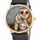 LOVELY CLASSIC BARN OWL NATURE ART PAINTING SOLID BRASS 30 mm UNISEX WRIST WATCH LOVELY CLASSIC BARN OWL NATURE ART PAINTING SOLID BRASS 30 mm UNISEX WRIST WATCH