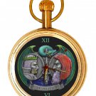 VINTAGE KING ARTHUR MERLIN EXCALIBUR ART COLLECTIBLE SOLID BRASS WRIST WATCH 17J