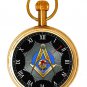 VINTAGE FREEMASONRY ILLUMINATI "G" SYMBOLIC DIVIDER ART SOLID BRASS POCKET WATCH