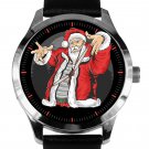 Yo! Santa! Cool Santa Claus Christmas Art Solid Brass Watch w Gift Box