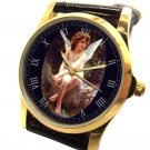 BEAUTIFUL WILLIAM BOUGUEREAU CUPID ART SOLID BRASS LADIES WATCH w GIFT BOX BEAUTIFUL WILLIAM BOUGUEREAU CUPID ART SOLID BRASS LADIES WATCH w GIFT BOX