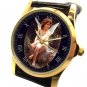 BEAUTIFUL WILLIAM BOUGUEREAU CUPID ART SOLID BRASS LADIES WATCH w GIFT BOX
