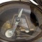 RARE SQUARE SHAPE SURVEYOR TRANSIT COMPASS 3" IN SOLID ANTIQUATED HEAVY BRASS