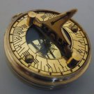 QUEEN ELIZABETH 1953 SOLID BRASS COMPASS. SUNDIAL, WORLD TIME, INFINITE CALENDAR