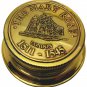 THE MARY ROSE CHUNKY SOLID BRASS COMPASS. SUNDIAL, WORLD TIME, INFINITE CALENDAR