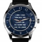 MEN'S SOLID BRASS GIFT WATCH. ANTI-CLÖCKWISE MOVEMENT, IF I COULD TURN BACK TIME MEN'S SOLID BRASS GIFT WATCH. ANTI-CLÖCKWISE MOVEMENT, IF I COULD TURN BACK TIME