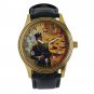 Saddam Hussein w AK56 Gun Iraqi Baath Party Propaganda Collectible Brass Watch
