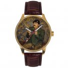 VINTAGE 1970 SADDAM HUSSEIN PRAYING NAMAZ PUBLICITY POSTER ART SOLID BRASS WATCH VINTAGE 1970 SADDAM HUSSEIN PRAYING NAMAZ PUBLICITY POSTER ART SOLID BRASS WATCH