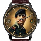 SADDAM HUSSEIN SHINY METALLIC DIAL IRAQI EAGLE EMBLEM SOLID BRASS MENS' WATCH SADDAM HUSSEIN SHINY METALLIC DIAL IRAQI EAGLE EMBLEM SOLID BRASS MENS' WATCH