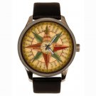 Vintage Compass Navigation Watch Collectible Gift Explorer Map for Adventurers Vintage Compass Navigation Watch Collectible Gift Explorer Map for Adventurers