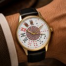 CLASSIC PLAYING CARDS POKER ART SOLID BRASS 44 mm CASINO COLLECTIBLE DRESS WATCH CLASSIC PLAYING CARDS POKER ART SOLID BRASS 44 mm CASINO COLLECTIBLE DRESS WATCH