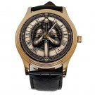 EXCALIBUR KING ARTHUR HEAVY 3-RINGED SOLID BRASS VINTAGE MENS COLLECTIBLE WATCH EXCALIBUR KING ARTHUR HEAVY 3-RINGED SOLID BRASS VINTAGE MENS COLLECTIBLE WATCH