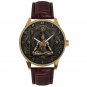 Lord Shiva in Cosmic Meditation. Metallic Bronze Dial Solid Brass Watch