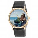 Vintage Iridiscent Metallic Colors Mermaid Fantasy Art Ladies Solid Brass Watch Vintage Iridiscent Metallic Colors Mermaid Fantasy Art Ladies Solid Brass Watch
