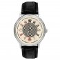 Staunton Chess Pieces Checkered Parchment Art Dial Collectible Watch Solid Brass