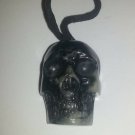 Skull Pendant Necklace Handcarved Dushan Jade #70 Goth Metal Punk Biker