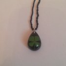 REAL Four Leaf Clover Pendant/Necklace 4 Leaf in Small Drop Resin Shamrock Irish