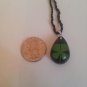 REAL Four Leaf Clover Pendant/Necklace 4 Leaf in Small Drop Resin Shamrock Irish