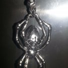 Spider/Skull Pendant/Necklace 2 Skulls, 1 Spider! (Stainless Steel)
