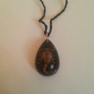 REAL Scorpion Pendant/Necklace Gold Scorpion in Black Drop Resin