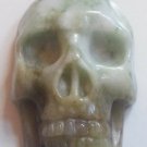 Skull Pendant/Necklace Handcarved Dushan Jade #88 Goth Metal Punk Biker