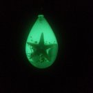 Starfish Keychain Keyring Seastar/ Conch Shell in Glow in the Dark Drop Resin