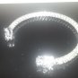 Silver Dragon Bangle Open Cuff Bracelet