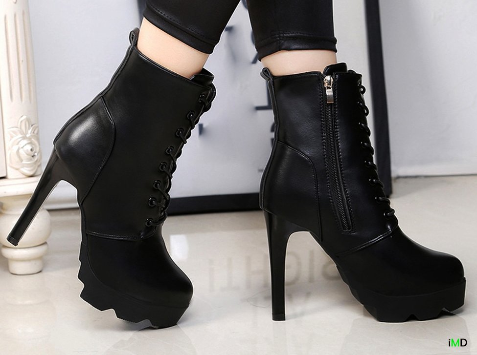 winter high heels