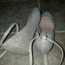 Champagne Blinged Out Wedges- PROM- WEDDING SHOES