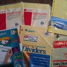 Stationary Paper Dividers Lot