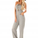 Sleeveless Jumpsuit with Pockets
