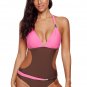 Push-up Halter One-piece Swimwear