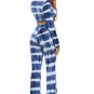 Tie Dye Print Sexy Two Piece Pant Set