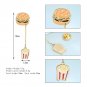 Cartoon Keychain Key Ring for Women Girls Bag Jewelry Pendant