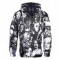 Unisex Autumn 3D Skull Print Couple Hoodies Men Loose Streetwear Plus Size
