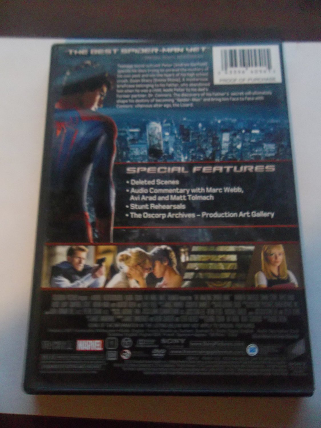 THE AMAZING SPIDERMAN (FREE DVD) ANDREW GARFIELD (ACTION/ADVENTURE ...