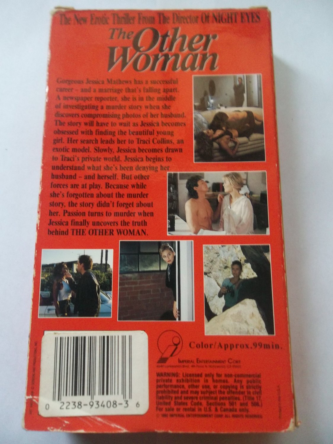 THE OTHER WOMAN (VHS) ADRIAN ZMED, LEE ANNE BEAMAN (ROMANTIC DRAMA ...