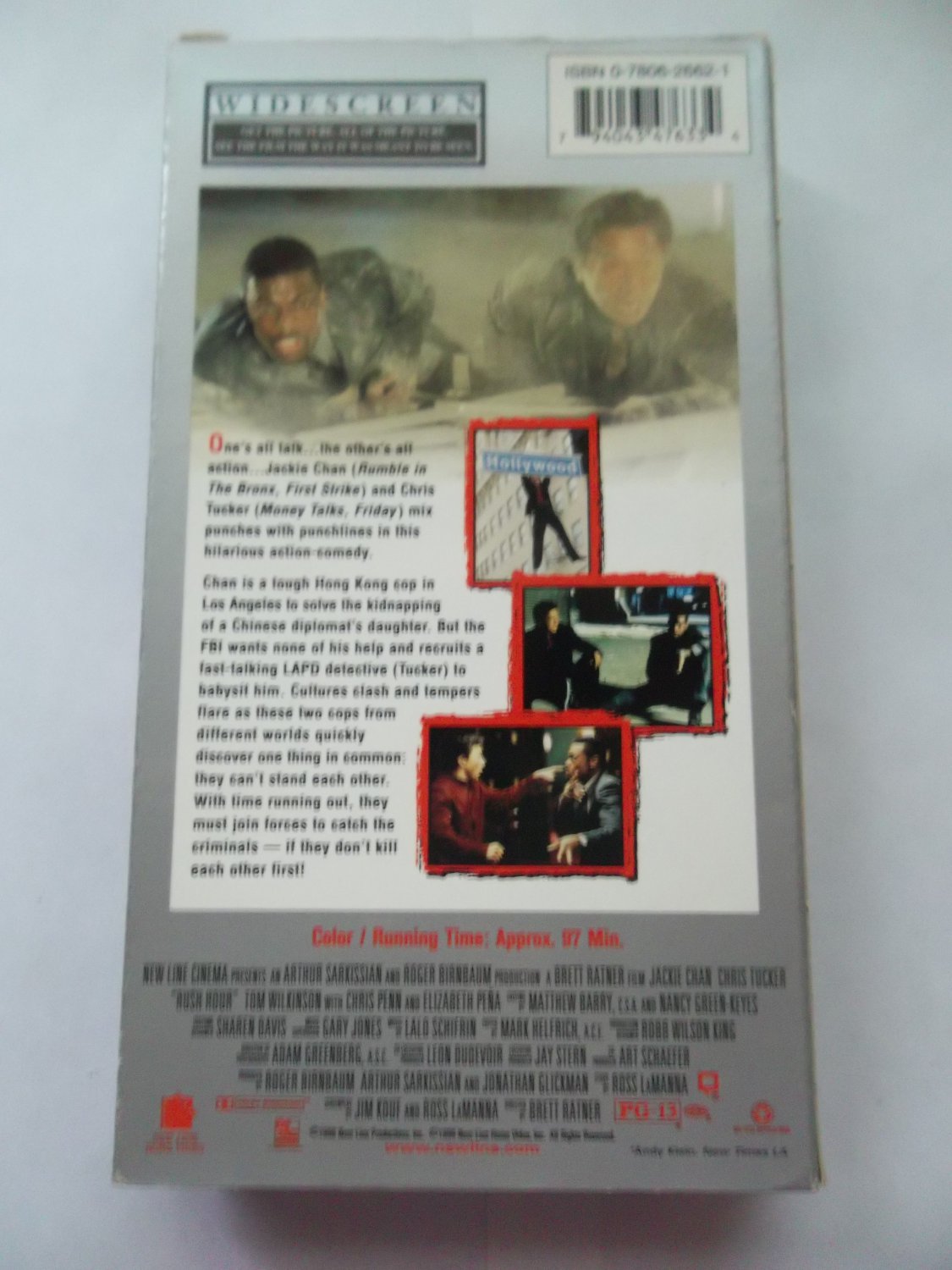 RUSH HOUR (VHS, FAST SHIPPING!) JACKIE CHAN, CHRIS TUCKER (ACTION ...